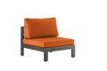 Split Loungesessel Aluminium