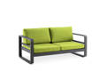 Split 2er Loungebank Aluminium