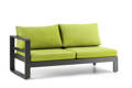 Split Banc de lounge 2 places droite aluminium