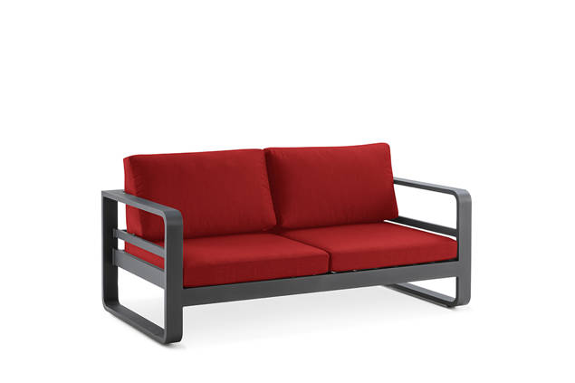 Split 2er Loungebank Aluminium