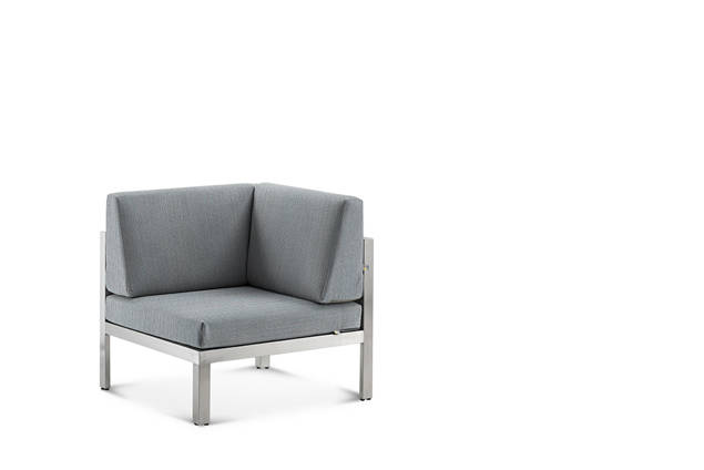 Rubin Loungeecke Edelstahl