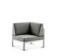 Rubin Angle de lounge acier inoxydable