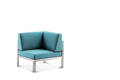 Rubin Loungeecke Edelstahl