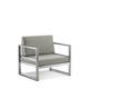 Rubin Loungesessel Edelstahl