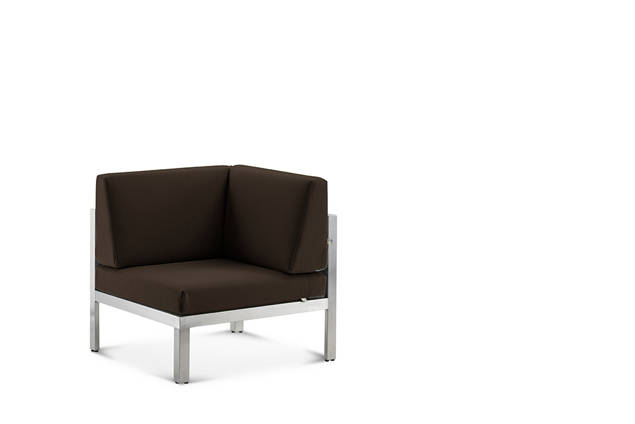 Angle de lounge acier inoxydable