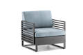 Miami Loungesessel Aluminium 