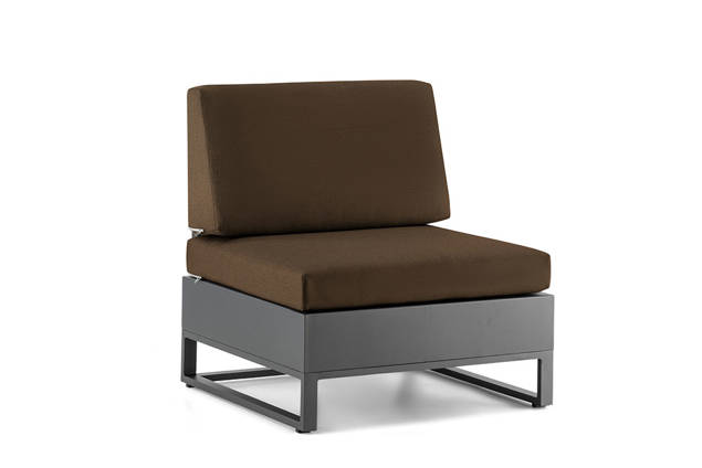 Miami Fauteuil de lounge aluminium