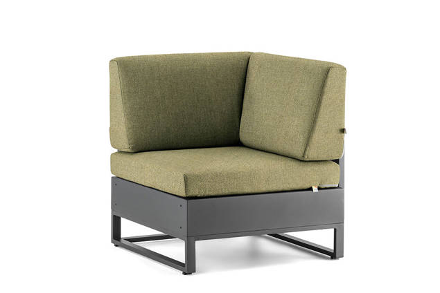 Miami Angle de lounge aluminium