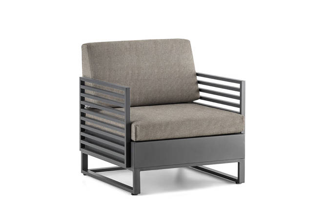 Miami Fauteuil lounge aluminium
