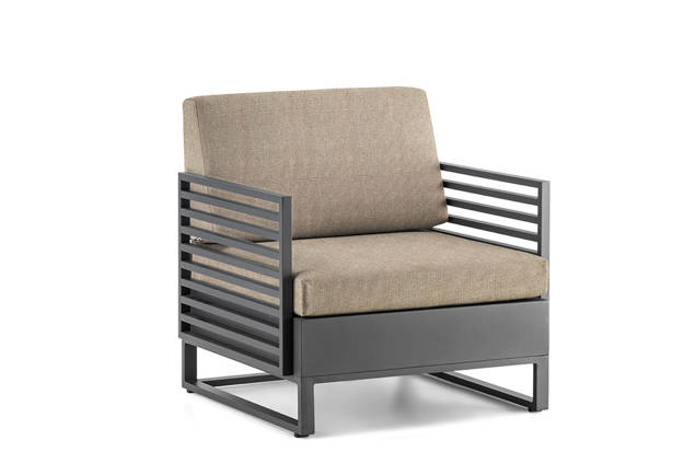 Miami Fauteuil de lounge aluminium