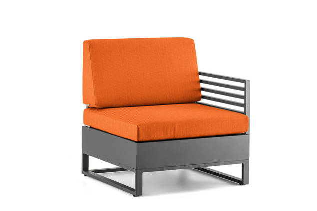Miami Loungesessel links Aluminium