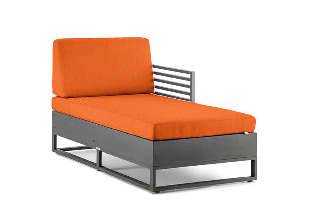 Miami Chaise Longue links Aluminium