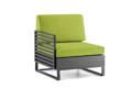 Miami Fauteuil lounge droite aluminium