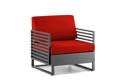 Miami Loungesessel Aluminium