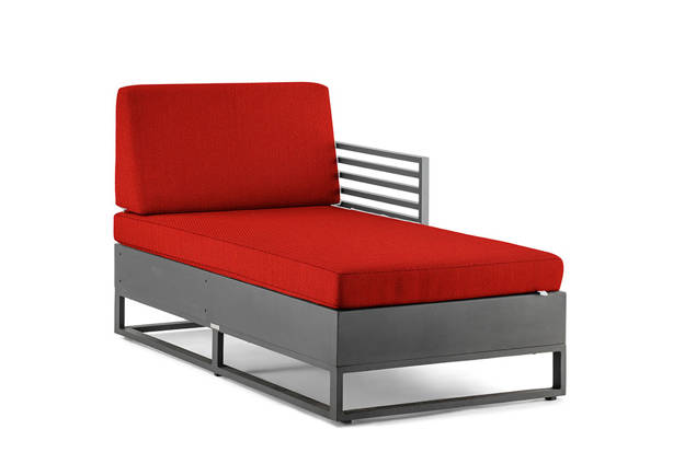 Miami Chaise Longue links Aluminium
