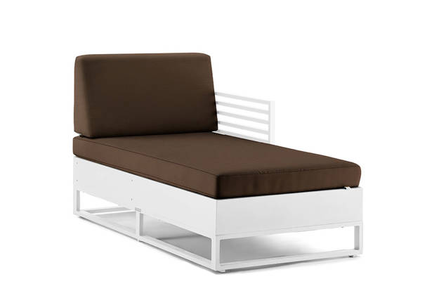 Miami Chaise Longue links Aluminium