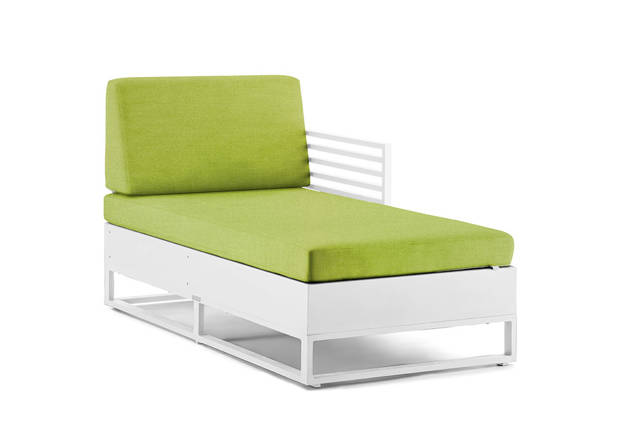 Miami Chaise Longue links Aluminium