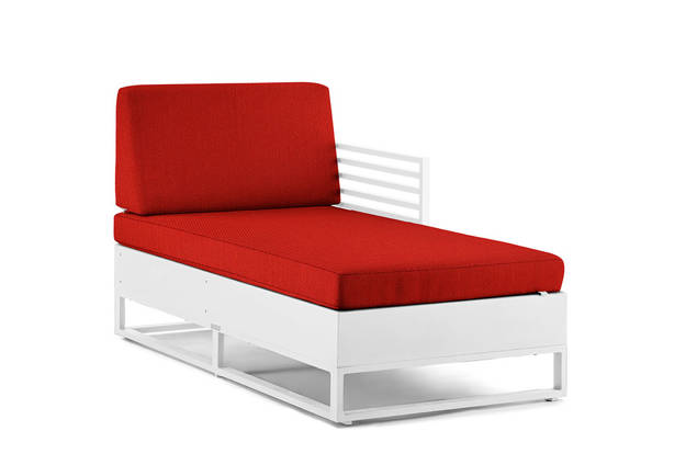 Miami Chaise Longue links Aluminium