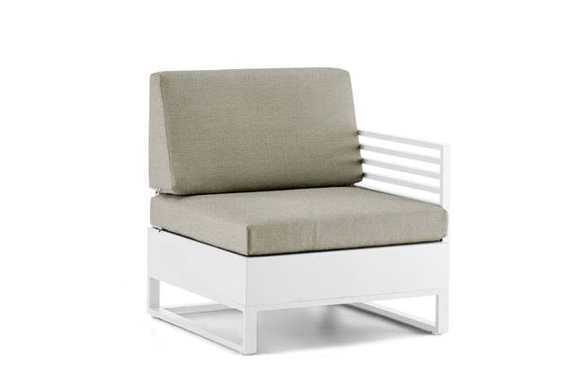 Miami Loungesessel links Aluminium