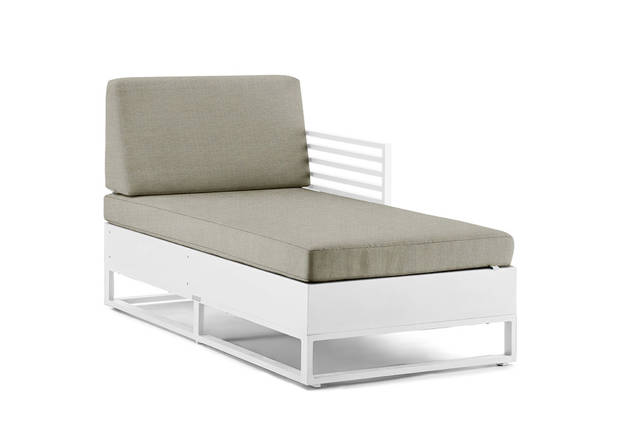 Miami Chaise Longue links Aluminium
