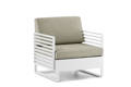 Miami Loungesessel Aluminium 