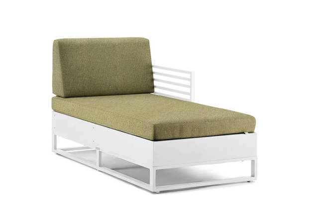 Miami Chaise Longue links Aluminium