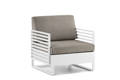 Miami Loungesessel Aluminium 
