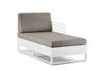 Miami Chaise longue gauche aluminium
