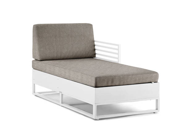 Miami Chaise Longue links Aluminium