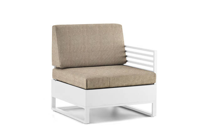 Miami Loungesessel links Aluminium