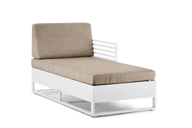 Miami Chaise Longue links Aluminium