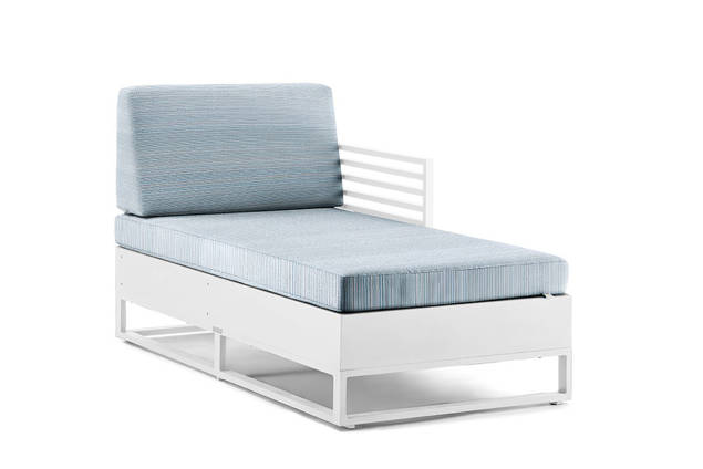 Miami Chaise Longue links Aluminium