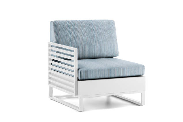 Miami Fauteuil lounge droite aluminium