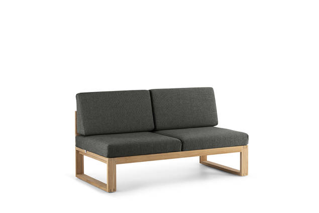 Madeira 2er Loungebank Holz