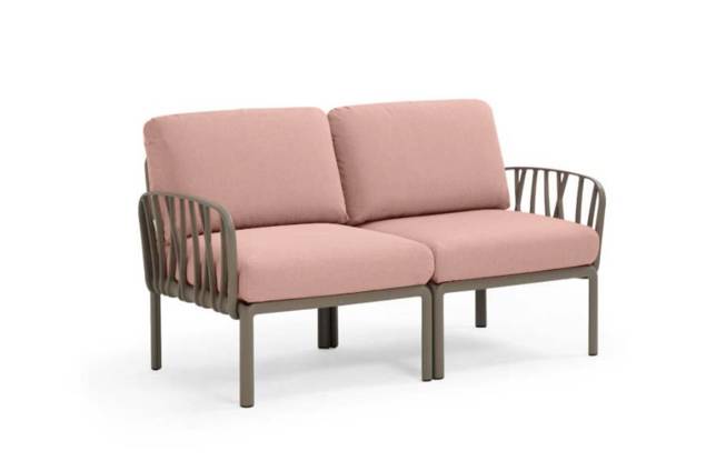 Komodo 2er Loungebank Kunststoff