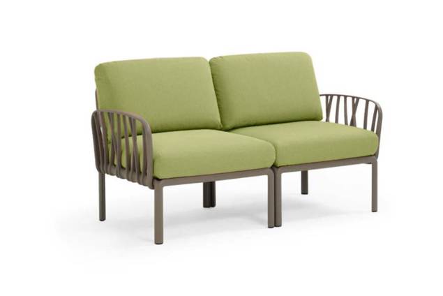Komodo 2er Loungebank Kunststoff