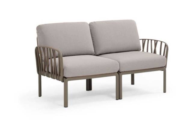 Komodo 2er Loungebank Kunststoff