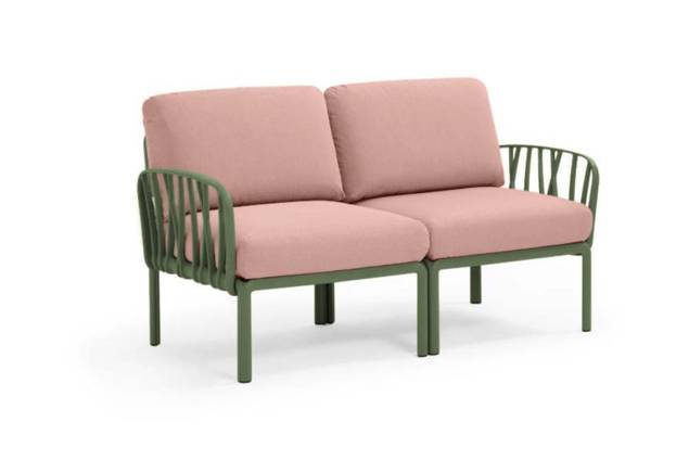 Komodo 2er Loungebank Kunststoff