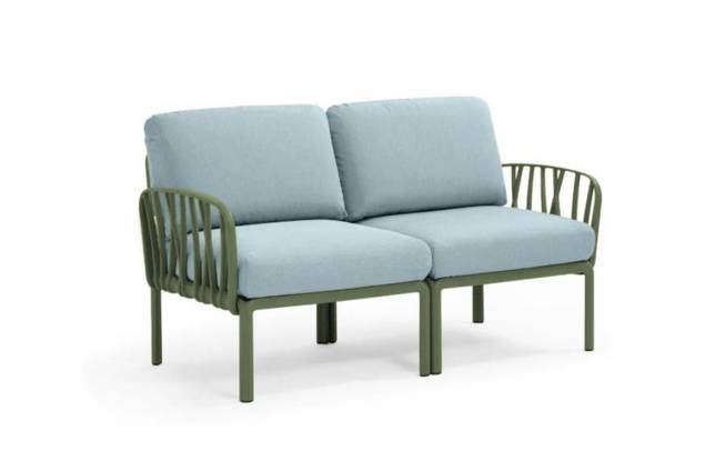 Komodo 2er Loungebank Kunststoff
