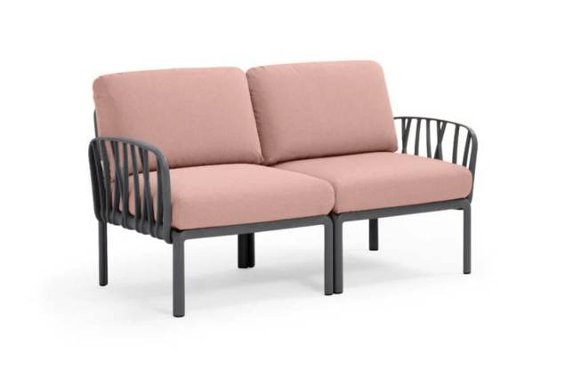 Komodo 2er Loungebank Kunststoff