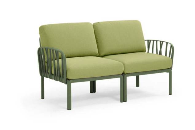 Komodo 2er Loungebank Kunststoff