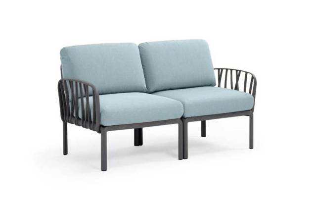 Komodo 2er Loungebank Kunststoff