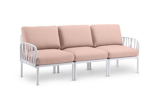 Komodo 3er Loungebank Kunststoff