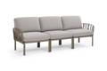 Komodo 3er Loungebank Kunststoff