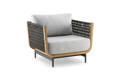 Göteborg Fauteuil de lounge aluminium