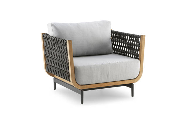 Göteborg Fauteuil de lounge aluminium