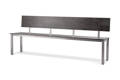 Island Banc de jardin acier inoxydable