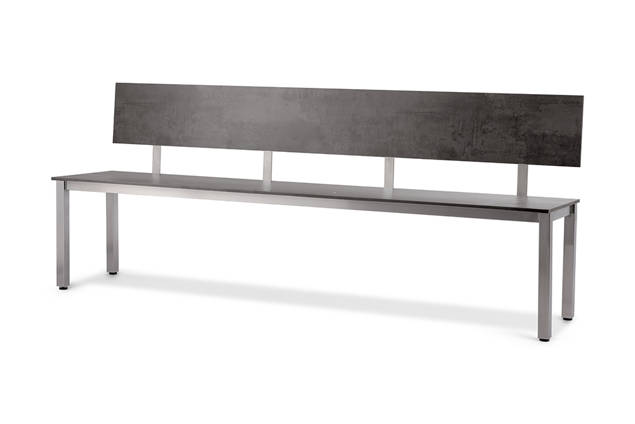 Island Gartenbank Edelstahl