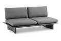 Manhattan Banc de salon 2 places aluminium