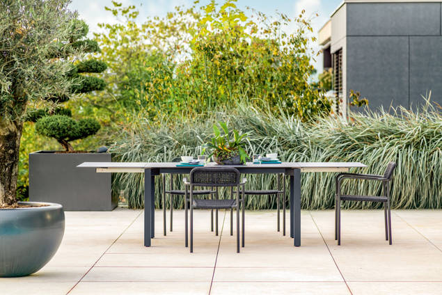 Gibraltar Gartentisch Set Aluminium